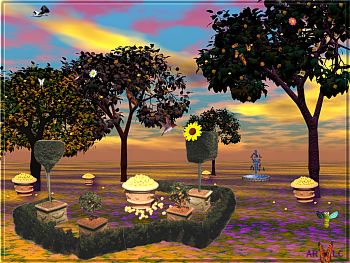 Download Lemon Garden wallpaper